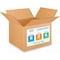 Idl Packaging 8 in x 8 in x 6 in Shipping Box, Kraft, Corrugate, Single Wall, 200#, 25 PK B-886-25 - alternate 1